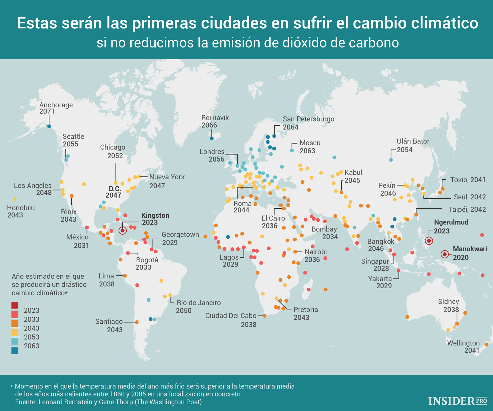 ciudades afectadas cambio climatico infografia