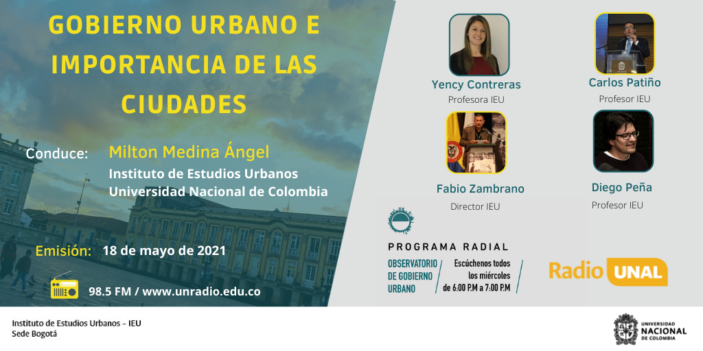 Urbanización, gobierno urbano y cambios de las ciudades, temas de la Maestría en Gobierno Urbano 