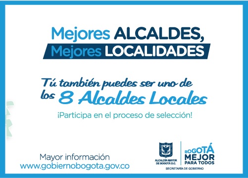 El IEU acompaña el Proceso de selección meritocrática de Alcaldes y Alcaldesas Locales de ocho localidades de Bogotá