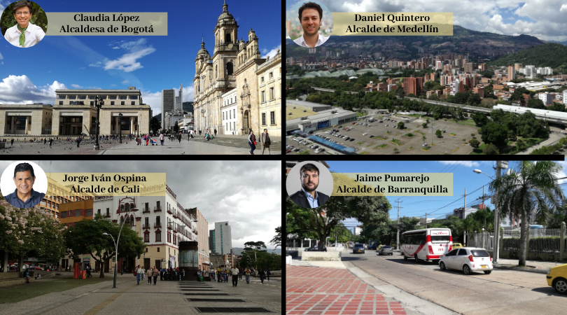 Bogotá, Medellín, Cali y Barranquilla son las 4 ciudades más pobladas de Colombia / Foto IEU