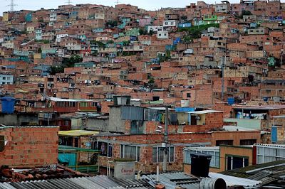 Urbanización informal en Bogotá / Foto Flickr - Roco Mateo