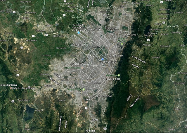 Foto: Bogotá - Google Maps
