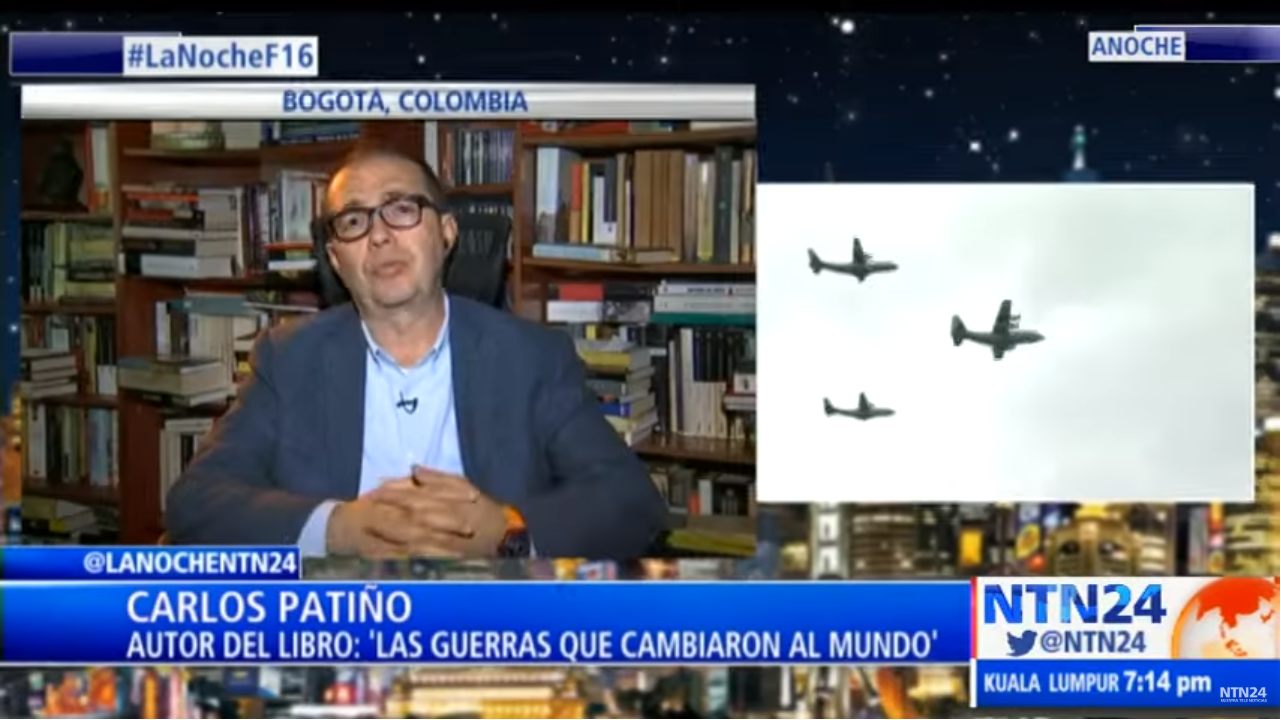 Profesor Carlos Patiño en La Noche de NTN24