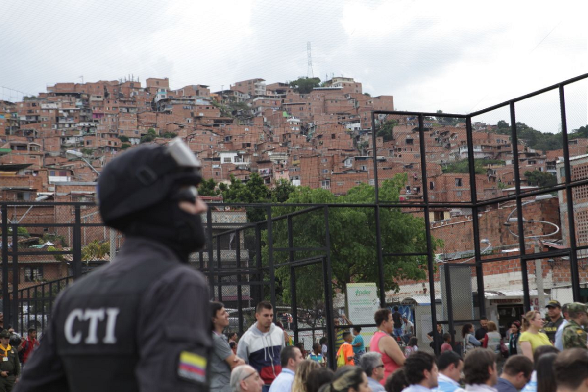 Comuna 13 de Medellín / Foto tomada de Twitter @santiagotavera