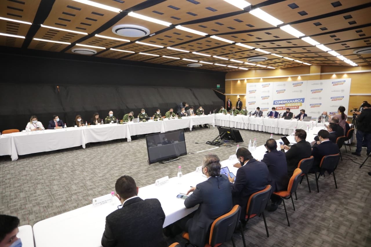 Consejo de seguridad Bogotá - Cundinamarca / Foto referencial de @CundinamarcaGob