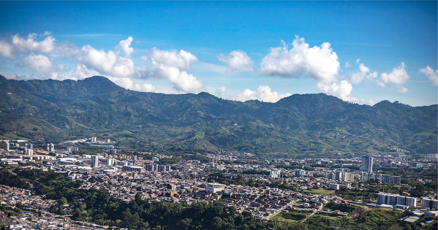 Vista panorámica del municipio de Dosquebradas / Foto del Área Metropolitana de Centro Occidente
