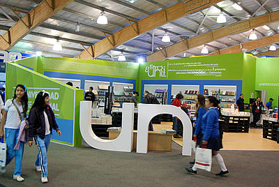 Stand UN en la 27ª Feria Internacional del Libro de Bogotá (Filbo)