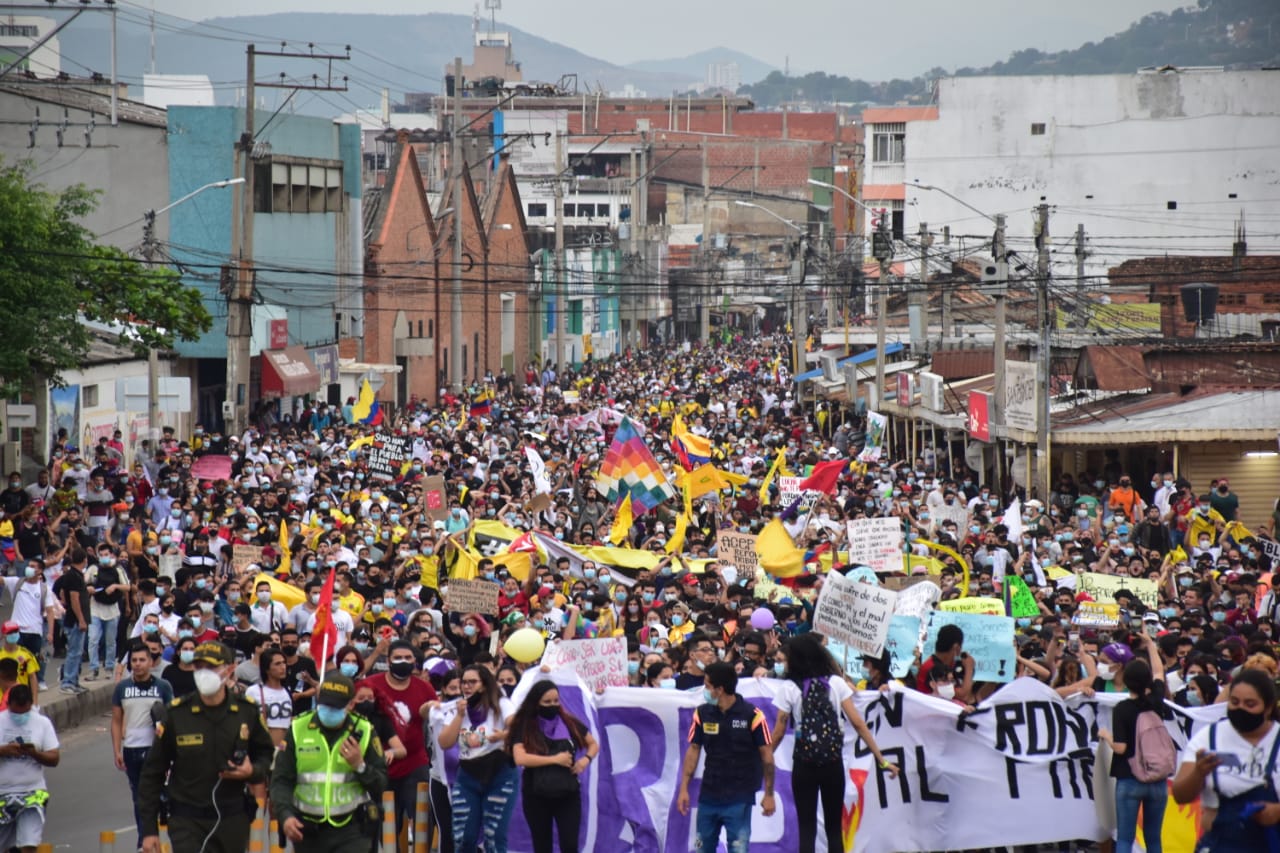 Manifestaciones en Cúcuta / Foto cortesía Lilibeth Villamizar