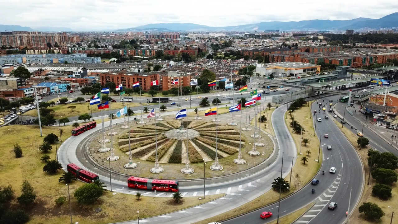 Monumento a las Banderas / Foto Alcaldía de Bogotá 