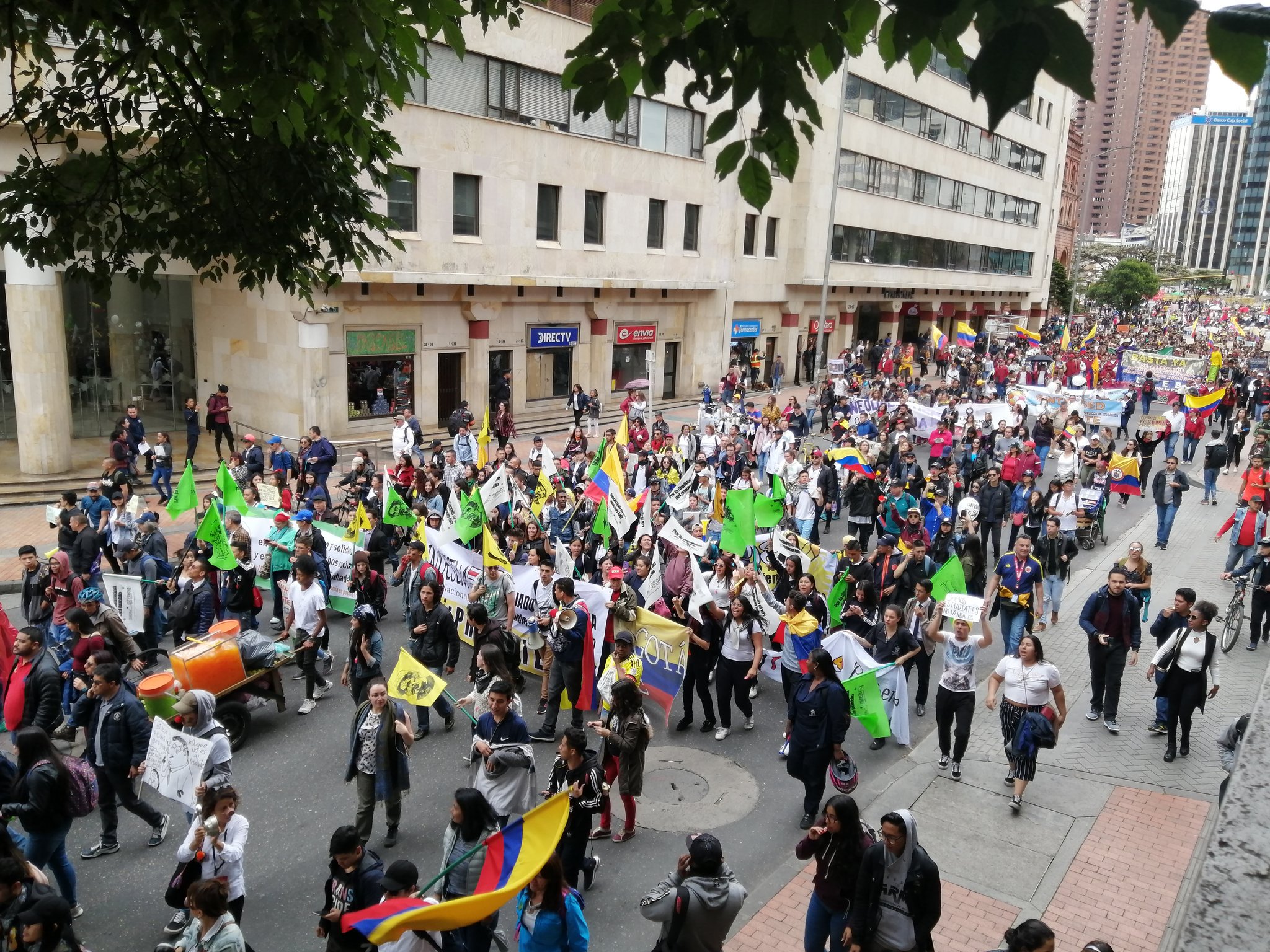 Movilización del 21N Paro Nacional / Foto de @cutcolombia