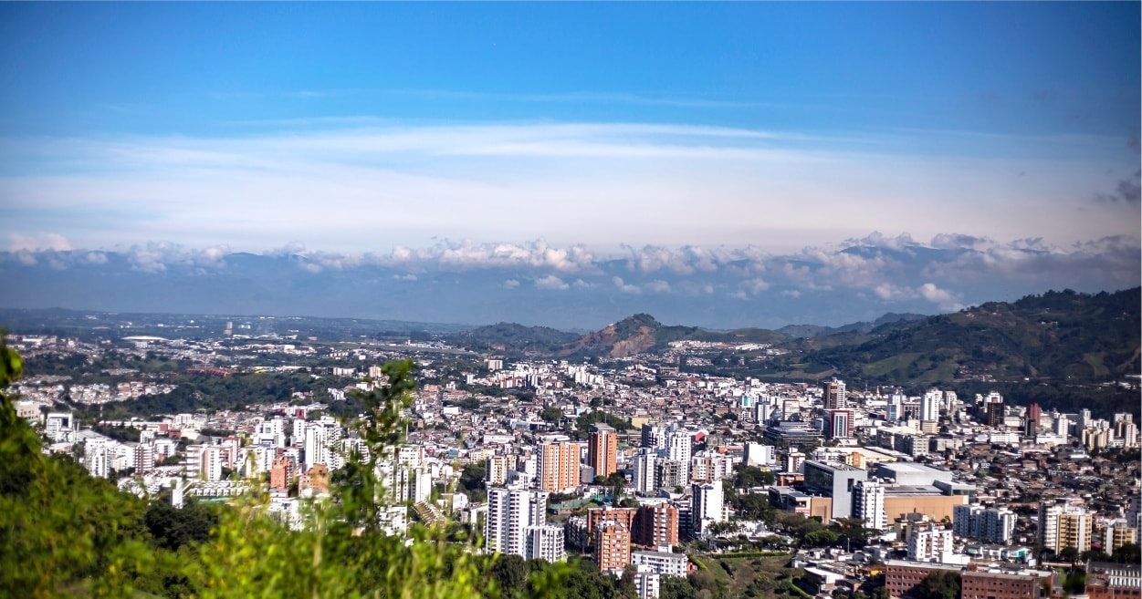 Pereira vista desde el Cerro Canceles / Foto Área Metropolitana de Centro Occidente