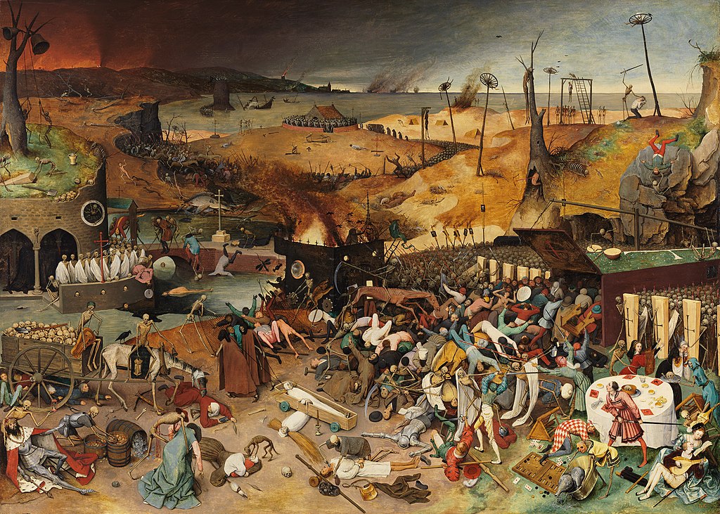 Óleo de Pieter Brueghel el Viejo que describe alegóricamente una epidemia de peste / dominio público