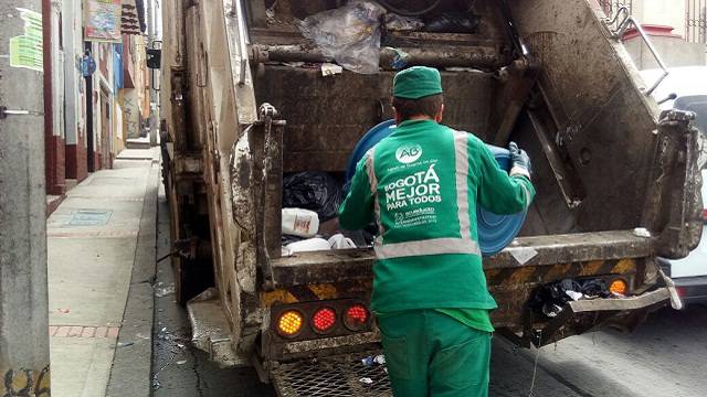 Recolección de residuos en Bogotá / Foto Alcaldía Mayor 
