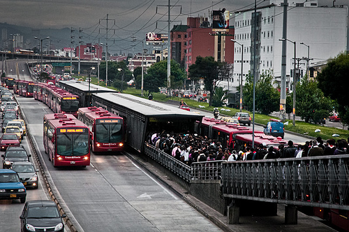 Sistema de transporte público Transmilenio