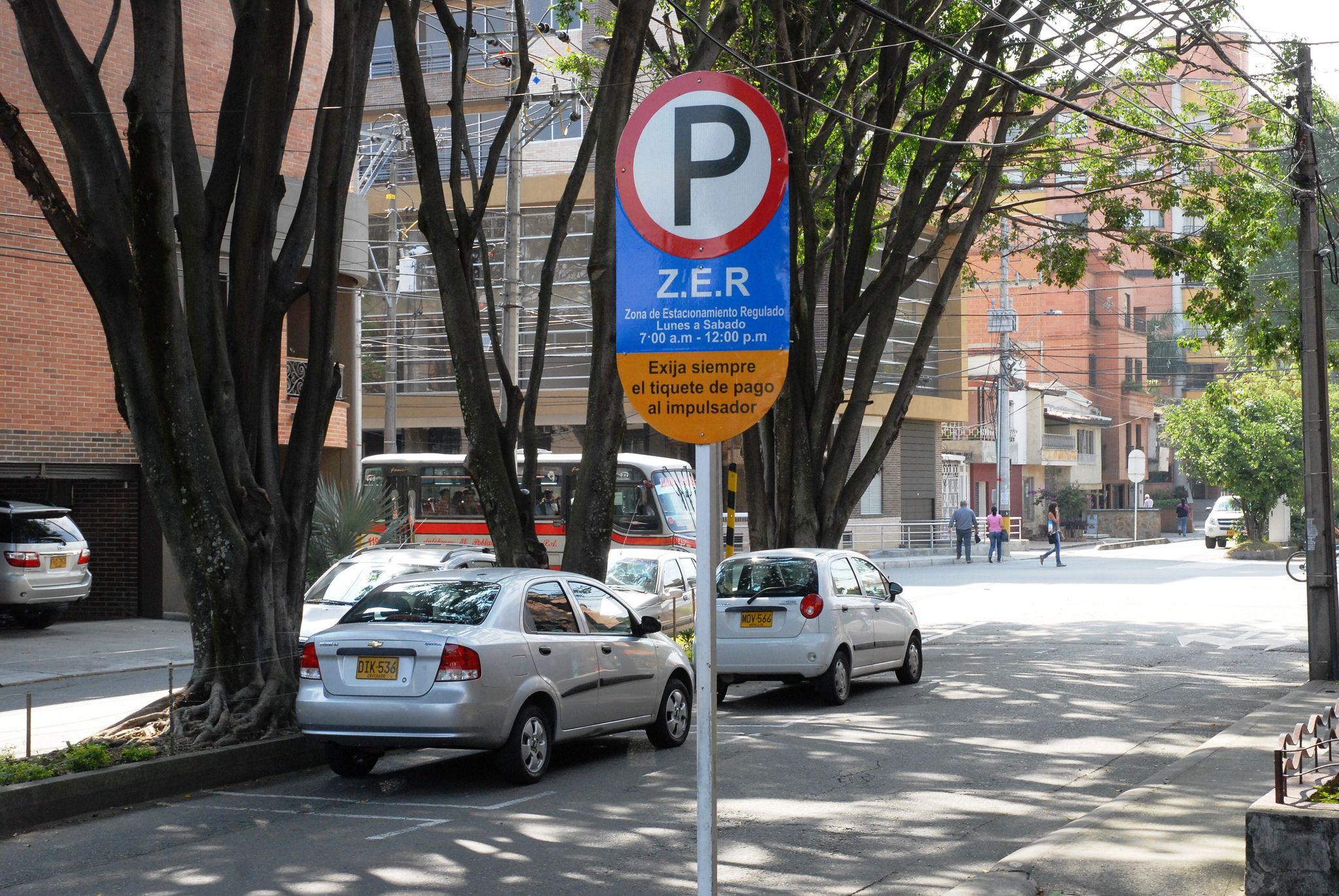 Zonas de Estacionamiento Regulado en Medellín 