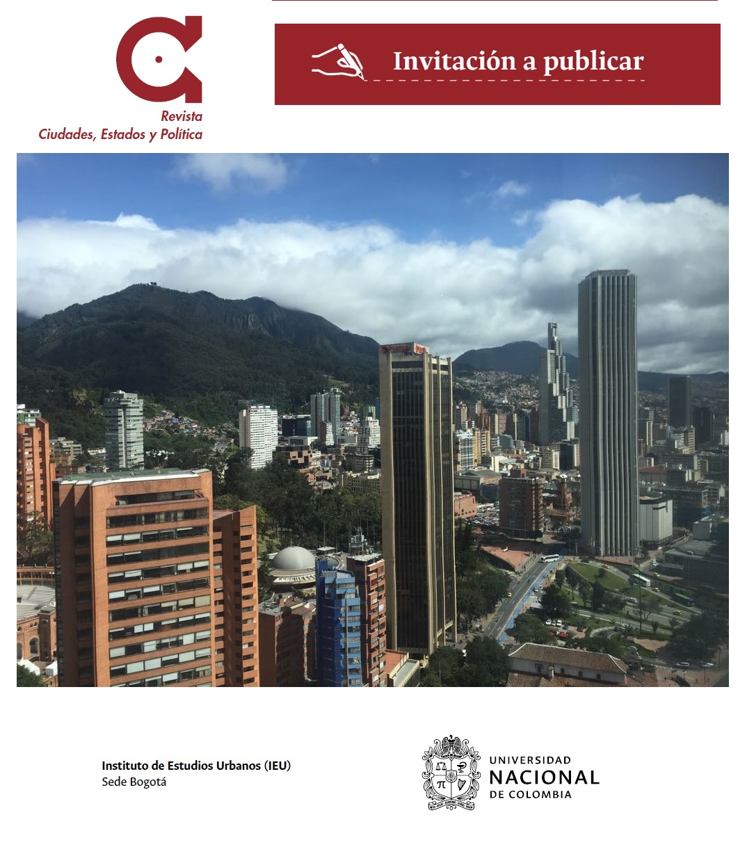 Abierta convocatoria para publicar artículos en la Revista Ciudades, Estados y Política 